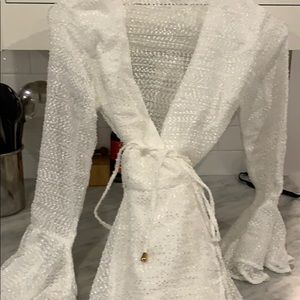 White dress from selfie Leslie